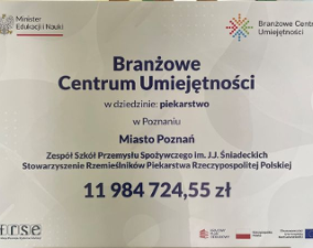 Branżowe Centrum Umiejętności w dziedzinie: piekarstwo
