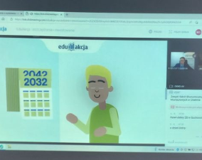 Lekcja ekonomii w Zespole Szkół Samochodowych